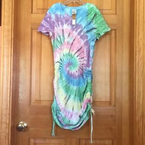 PINK by Victoria Secret tie dye t-shirt dress in size medium